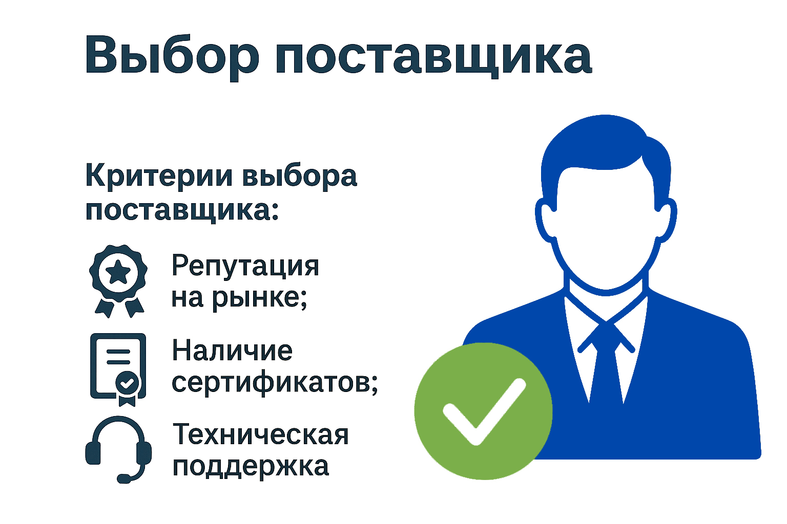 Репутация поставщика
